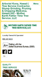 Mobile Screenshot of motherearthtreeservice.com